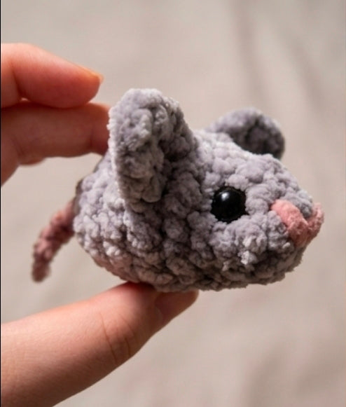 🐁 The Whisker-Oak Mouse | Hand-Crocheted Forest Friend